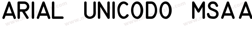 Arial unicodo ms字体转换